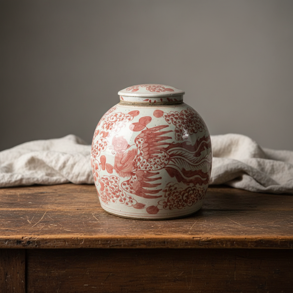 Chinoiserie Tea Jar