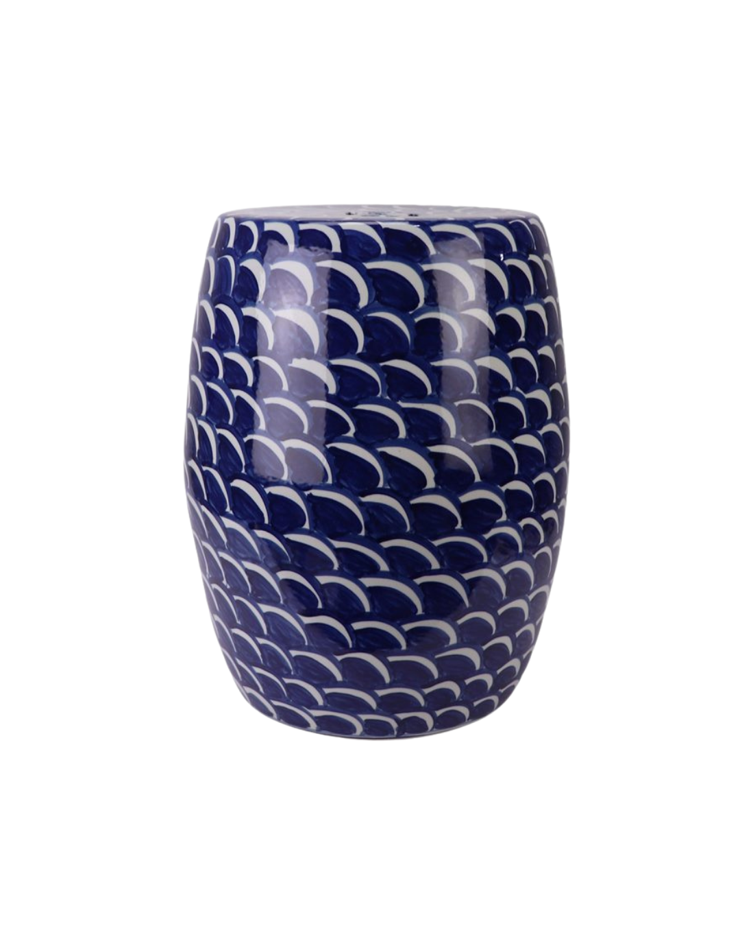 Garden Stool - Blå Bølger