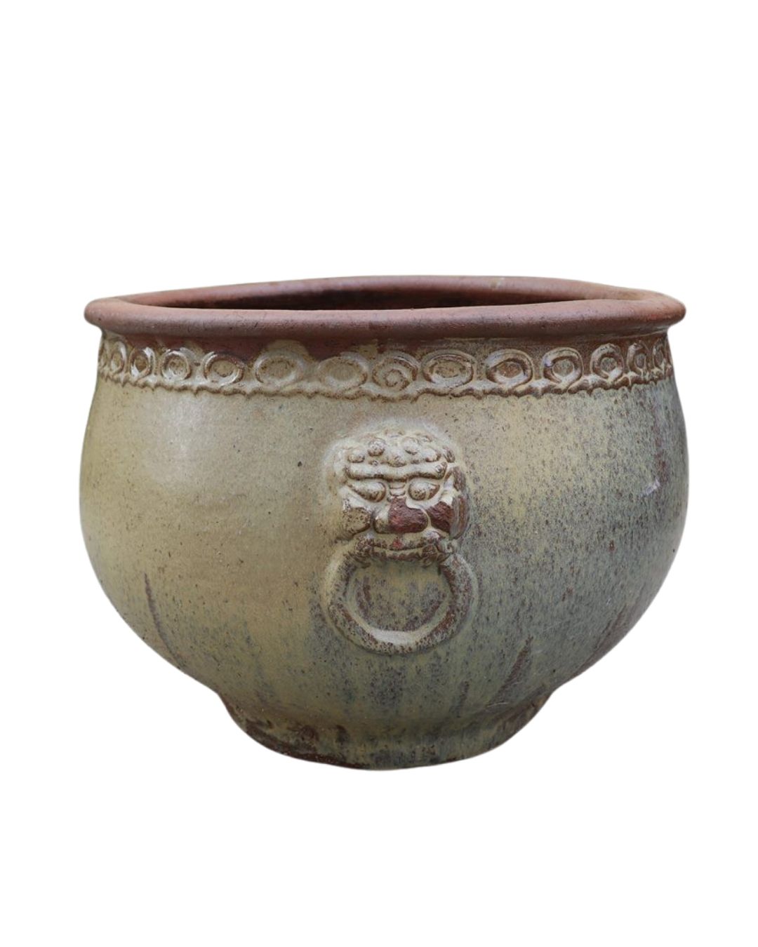 Løvehode kiln blomsterpotte
