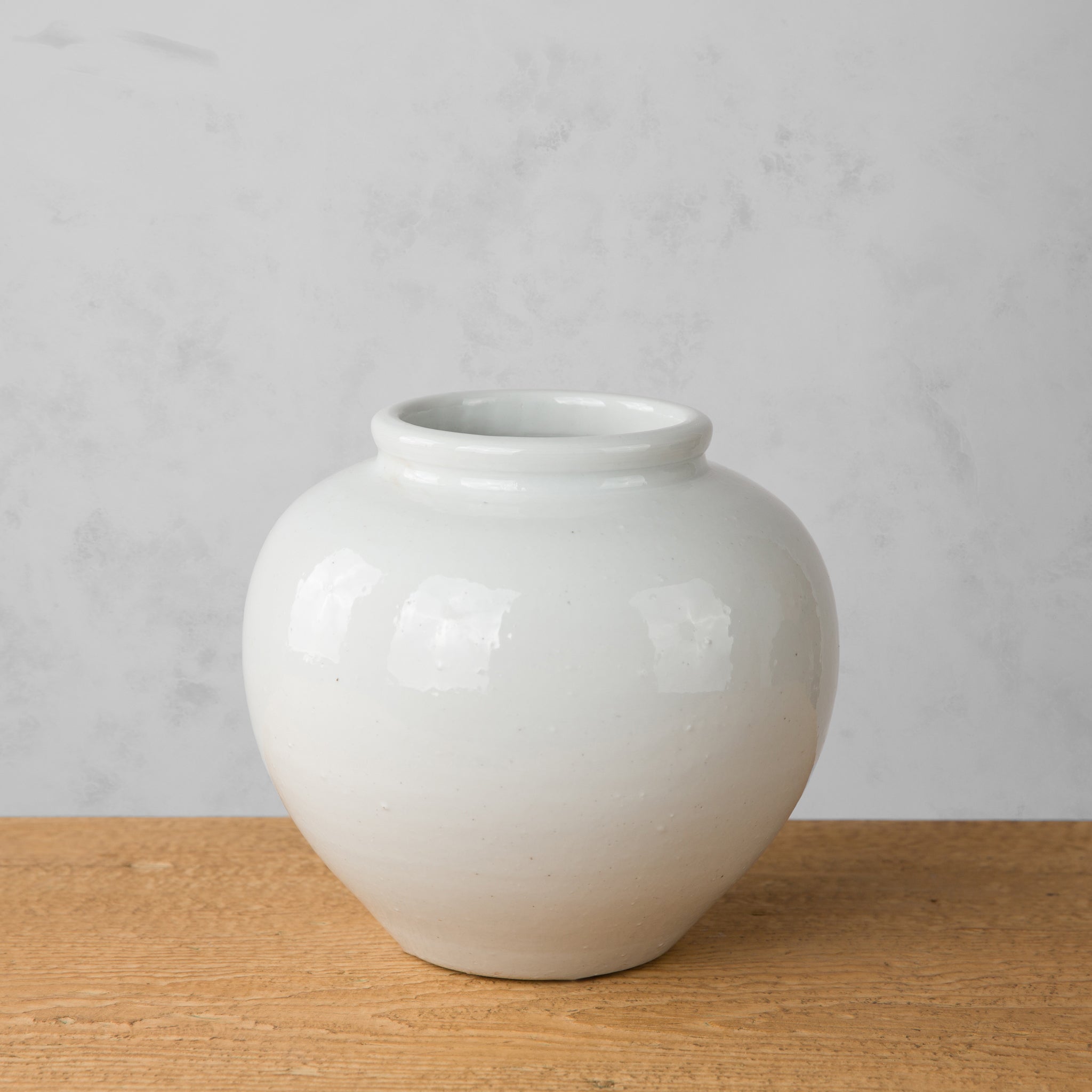 Vase - Rustikk Hvit