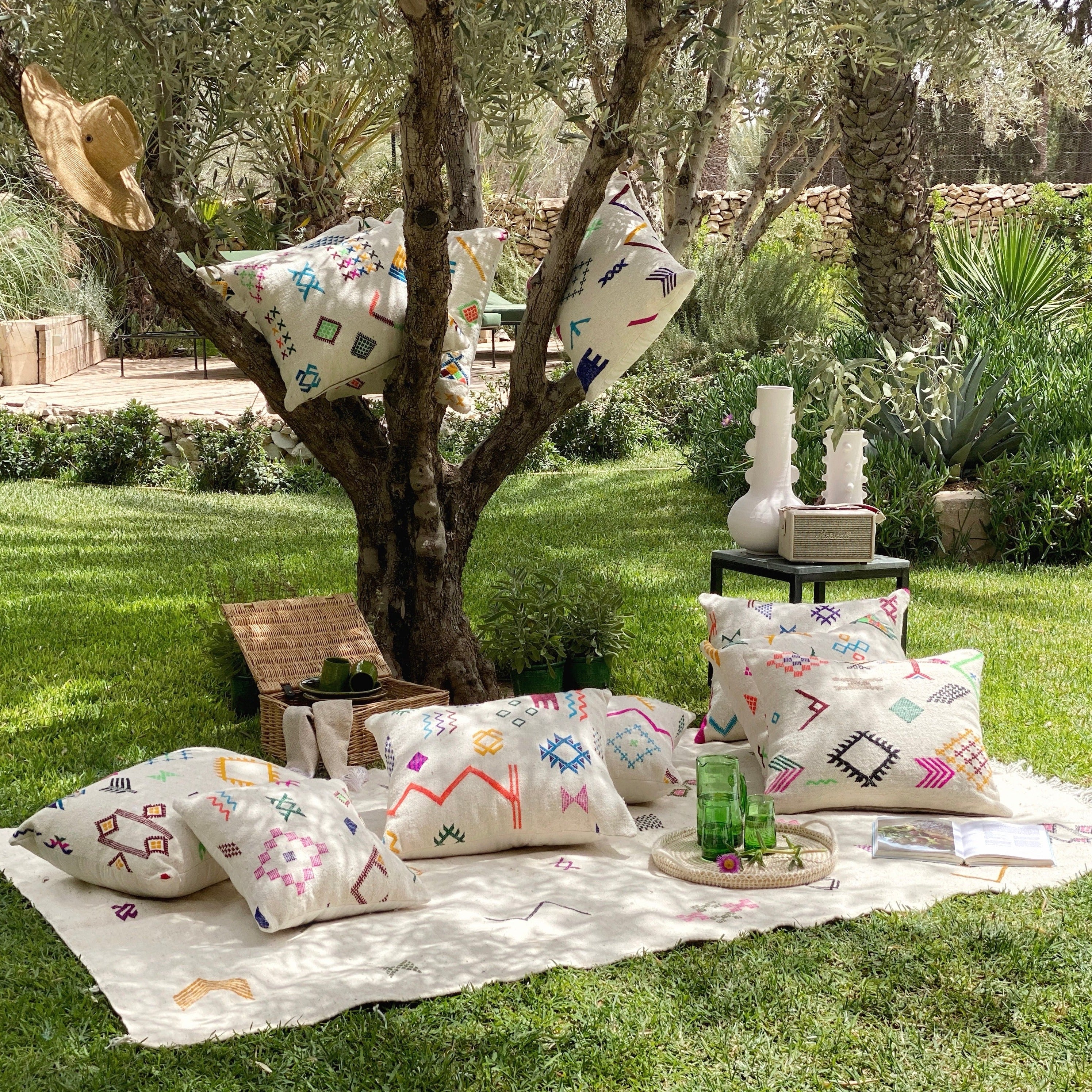 Neon picnic teppe