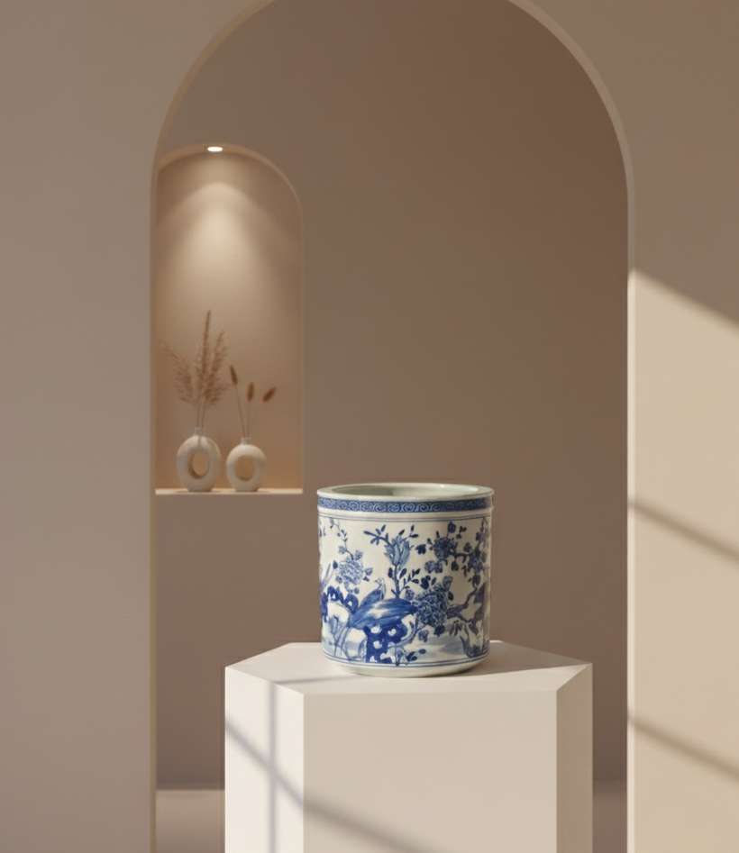 Blomsterpotte - Chinoiserie