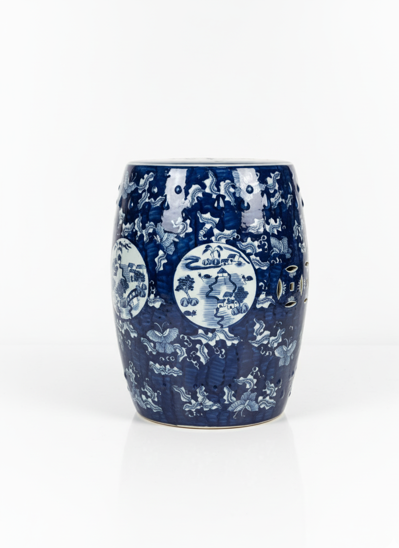 Garden Stool i blå