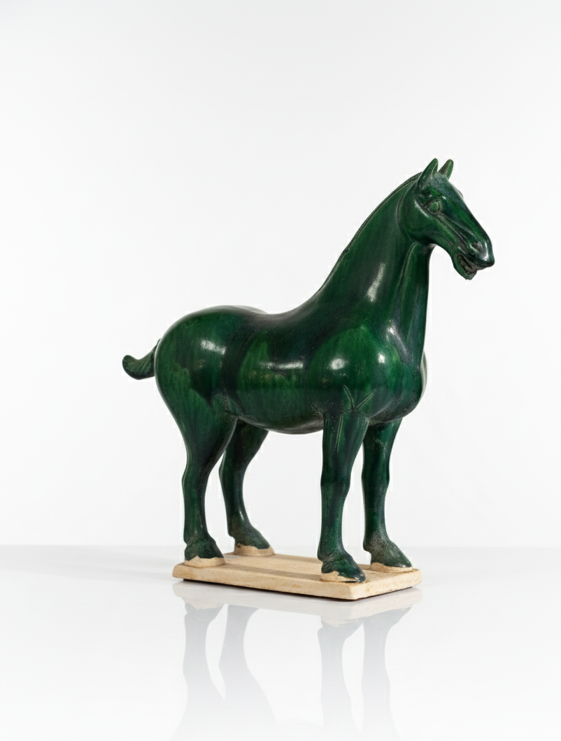 Grønn hest figur