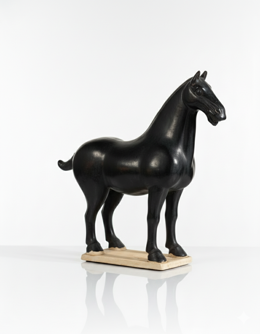 Figur - Sort Hest