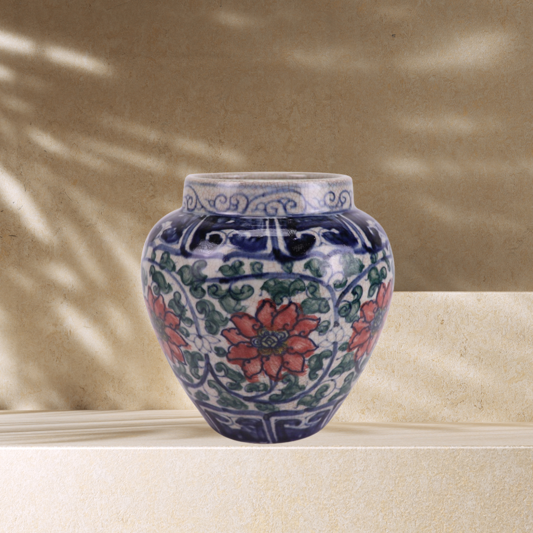 Mønstrete vase