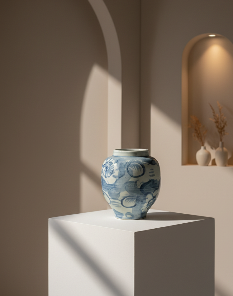 Vase - Håndmalt Cloud