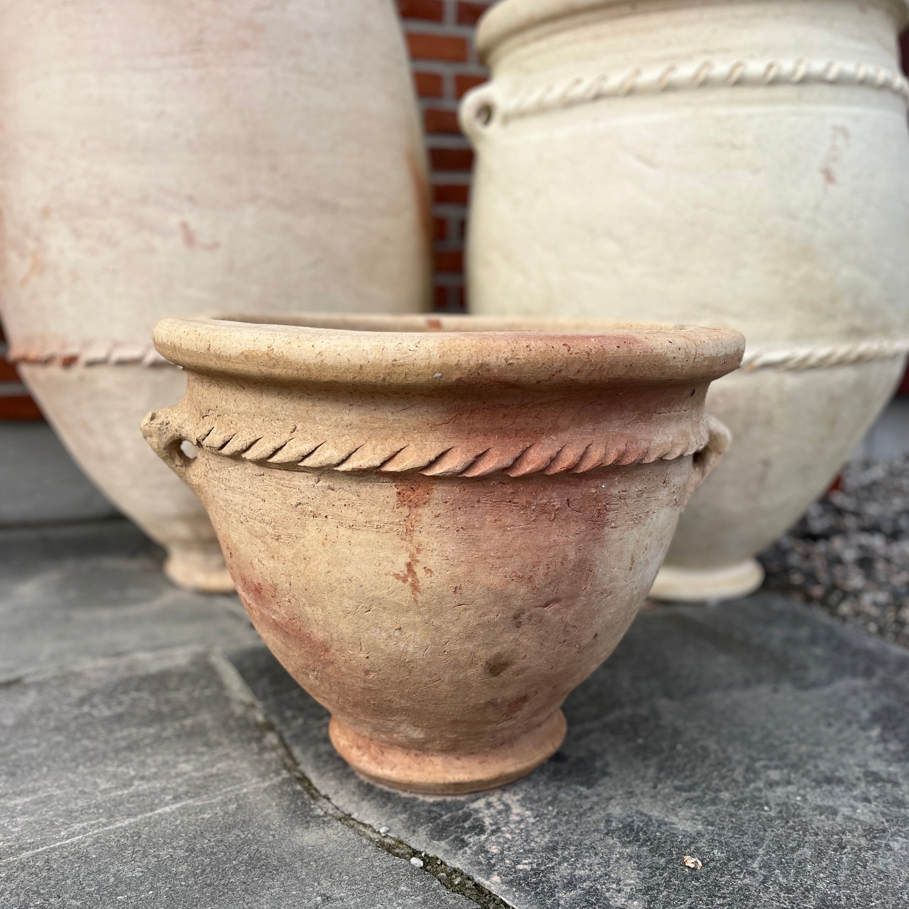Krukke - "Antikk Stil" Terrakotta Blomsterpotte