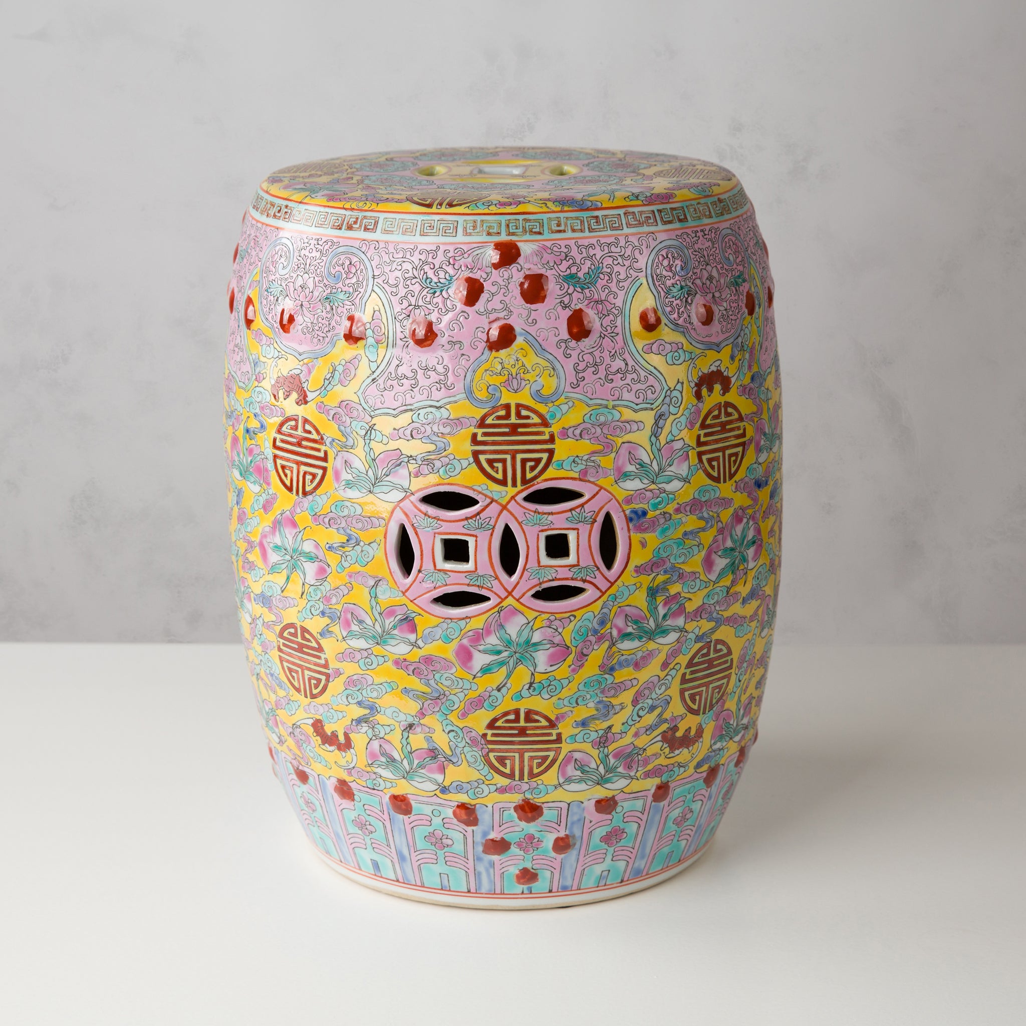 Garden Stool - Famille Rose