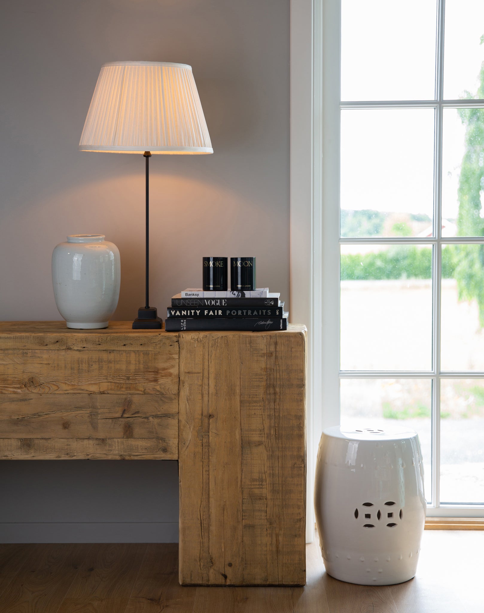 Garden Stool - Hvit