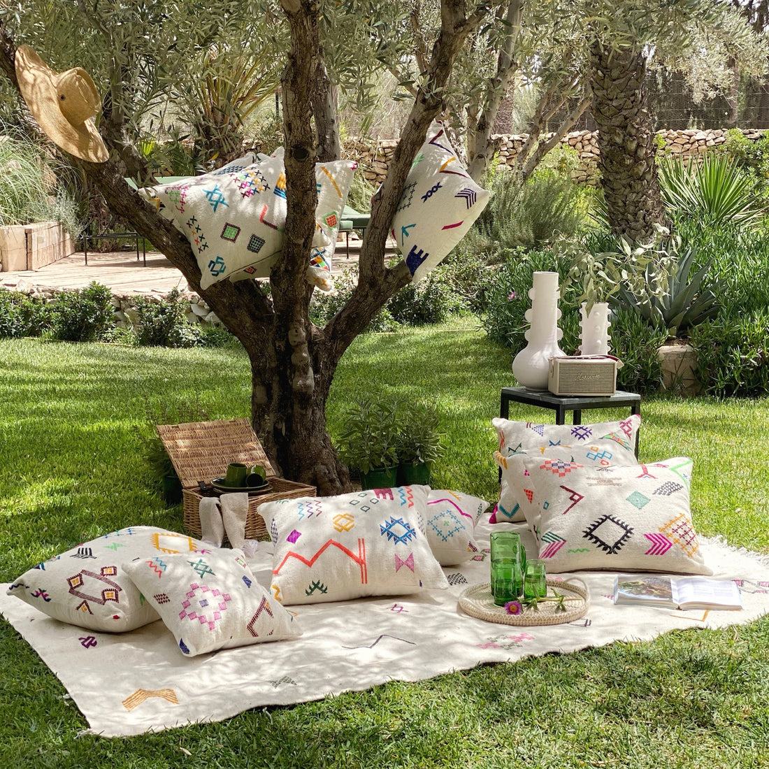 Neon picnic teppe